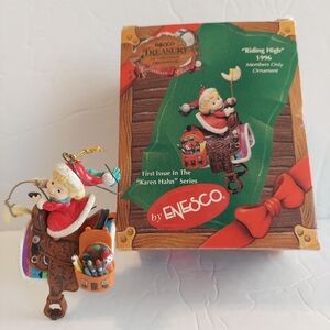 Enesco Riding High Christmas Ornament